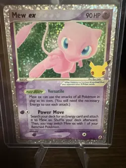 Pokemon TCG Mew ex 88/92 Holo Celebrations 25th Anniversary Stamp NM - Image 1