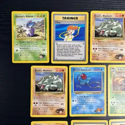 Pokemon TCG Gym Challenge + Gym Heroes Mixed 25 Card Lot - Rare Uncommon Common - Image 2