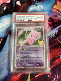Pokemon TCG Mew Ex 88/92 25th Anniversary Celebrations PSA 10 - Image 1