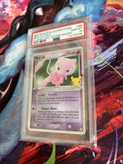 Pokemon TCG Mew Ex 88/92 25th Anniversary Celebrations PSA 10 - Image 2