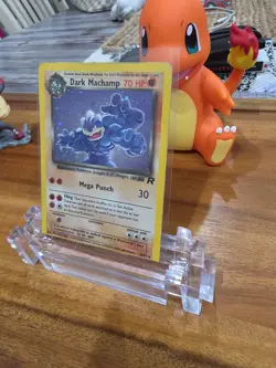 Pokemon Dark Machamp Holo Rare TCG Card 10/82 Unlimited - Image 2