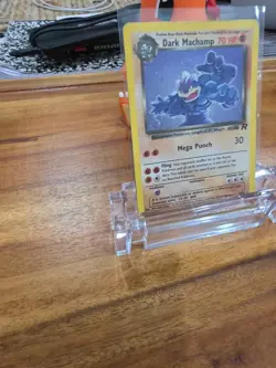 Pokemon Dark Machamp Holo Rare TCG Card 10/82 Unlimited - Image 3