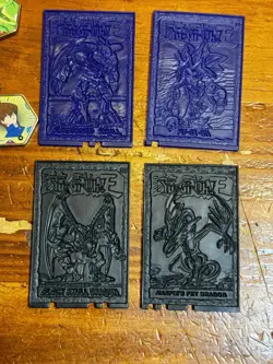 yugioh cards 1996 first edition Card Toy Lot Hexors Black And Blue Plastic - Image 3