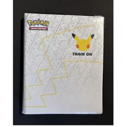 Pokemon Celebrations Train On Jumbo Binder & 4 Jumbo Cards - Image 1