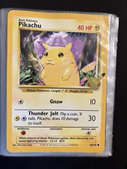 Pokemon Celebrations Train On Jumbo Binder & 4 Jumbo Cards - Image 5