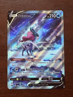 Suicune v Crown Zenith Galarian Gallery Holo Ultra Rare Card GG38/GG70 🔥 NM-M - Image 1