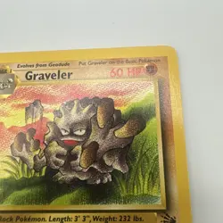 Graveler Pokemon Card 1st Edition Fossil Set 37/62 Uncommon TCG 1999 WOTC - Image 5