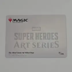 MTG The Mind Stone Art Card S Art Series: Marvel Super Heroes #3 /45 NM+ Magic - Image 2