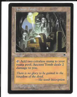 MTG Ancient Tomb - Tempest 1997 - Magic the Gathering - Image 1