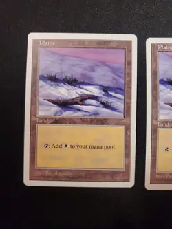 2x Plains 5th Fifth Edition #430 NM Basic Land Magic The Gathering MTG Mana - Image 2