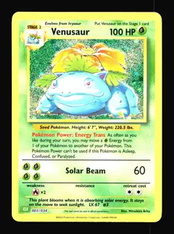 Venusaur 003 Holo Trading Card Game Classic Collection Pokemon Card T1-1143 - Image 1