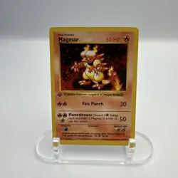 1999 Pokemon 1st Edition Magmar 036/102 Base Set (Shadowless) - Image 1