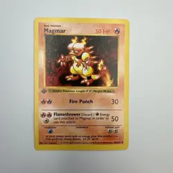 1999 Pokemon 1st Edition Magmar 036/102 Base Set (Shadowless) - Image 3