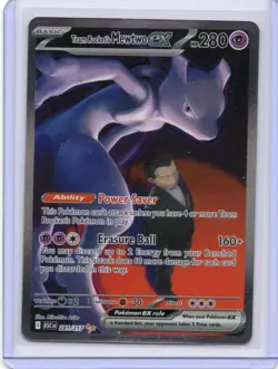 Team Rockets Mewtwo EX SIR Pokemon TCG Ascended Heroes 281/217 - Image 1
