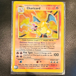 Charizard 4/102 Base Set Holo Rare 1999 English 120 HP WOTC Pokemon TCG - Image 1