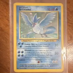 WotC Articuno 2/62 Fossil Unlimited Holo Rare English Vintage 70 HP Basic - Image 1