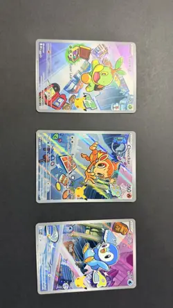 Pokemon TCG First Partner Illustration Collection Series 1 Gen 4 Sinnoh Starters - Image 1