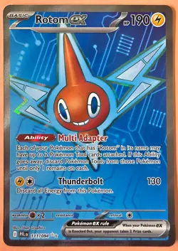 Rotom ex - 111/094 ME02: Phantasmal Flames Pokemon NM Holo - Image 1