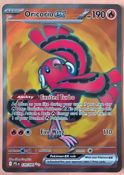 Oricorio ex 110/094 NM Phantasmal Flames Ultra Rare Pokemon - Image 1