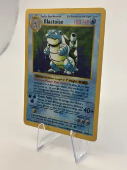 Pokemon Blastoise Holo Rare Shadowless Base Set 2/102 WOTC Vintage - Image 4