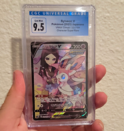 CGC 9.5 Sylveon V 231/184 S8b VMAX Climax Japanese Full Art Holo CSR - Image 1