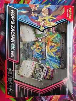 Pokemon TCG Sealed Hop's Zacian EX Box - Image 1