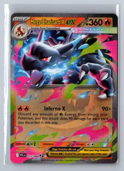 Mega Charizard X ex 013/094 Double Rare Phantasmal Flames Pokemon Holo Near Mint - Image 1
