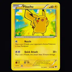 Pikachu 42/146 XY Common Pokemon TCG NM - Image 1