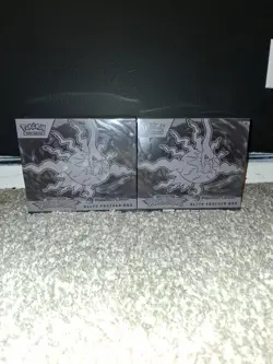 Pitch Black Pokemon Center Elite Trainer Box ETB Lot of 2 - Image 1