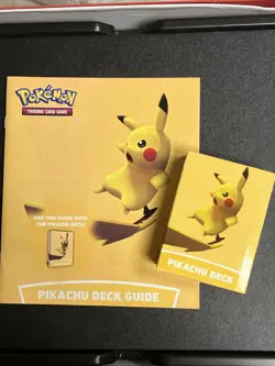 Pokemon TCG: BATTLE ACADEMY PLAYER Pikachu Deck - Riachu GX + Guide Unplayed - Image 1