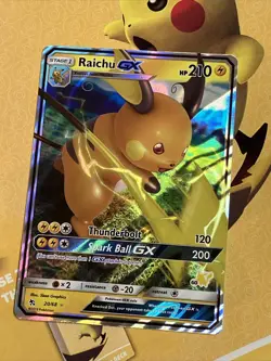 Pokemon TCG: BATTLE ACADEMY PLAYER Pikachu Deck - Riachu GX + Guide Unplayed - Image 2