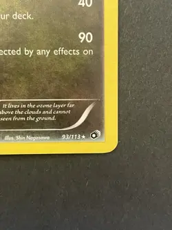 Pokemon TCG Rayquaza 93/113 Legendary Treasures Holo Rare MP - Image 5
