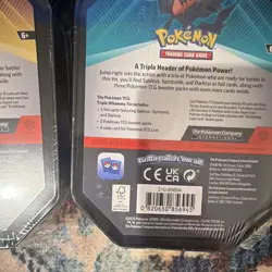 Pokemon TCG Triple Whammy Tin Lot (6) Sealed English Promo 2024 - Image 5