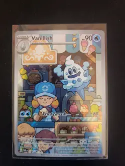 Vanillish 190/182 Illustration Rare Paradox Rift Pokemon Near Mint - Image 1