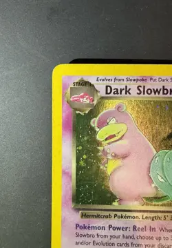 Pokemon Dark Slowbro 12/82 2000 Team Rocket Unlimited Holo Rare HP - Image 2
