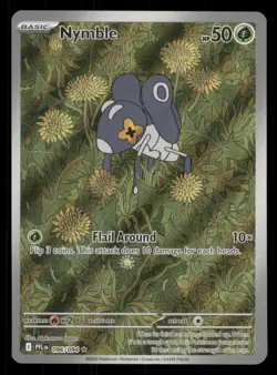 Nymble 096/094 Illustration Rare Phantasmal Flames Pokemon Holo Near Mint - Image 1