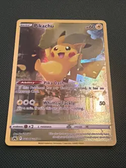 Pikachu GG30/GG70 Ultra Rare Full Art Holo Crown Zenith Galarian Gallery - Image 2