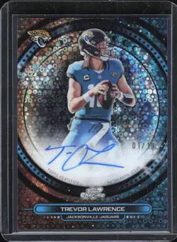 2025 #EQA-TL Trevor Lawrence Equinox Autographed Black Eclipse Rfr. 1/10 - Image 1