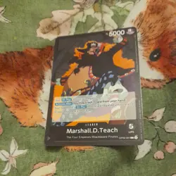 Marshall D Teach OP09-081 Emperors in the New World Leader One Piece Card - Image 1