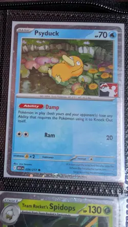 Psyduck 039 Prize Pack Series Nine Play! Stamp PPS9 - Holo - Pokemon Card - Image 1