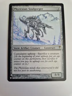 Magic The Gathering MTG - Phyrexian Soulgorger Card - Coldsnap - Construct - Image 1