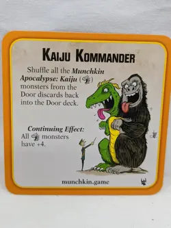Munchkin Apocalypse Kaiju Kommander Promo Card - Image 1