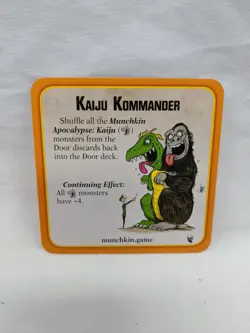 Munchkin Apocalypse Kaiju Kommander Promo Card - Image 2