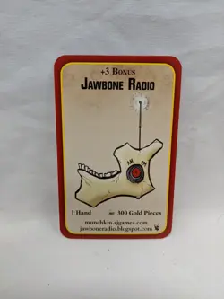 Munchkin Apocalypse Jawbone Radio Promo Card - Image 2