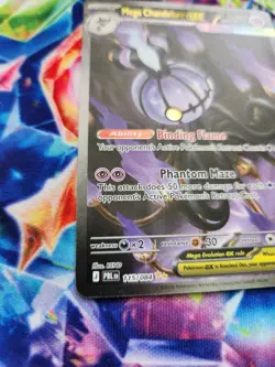 English Pokemon TCG Mega Chandelure ex Pitch Black SIR 115/084 NM - Image 5