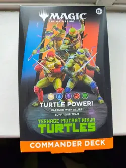 MTG: Turtle Power Commander Deck - Teenage Mutant Ninja Turtles New Sealed - Image 1