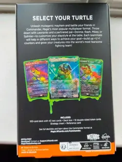 MTG: Turtle Power Commander Deck - Teenage Mutant Ninja Turtles New Sealed - Image 2