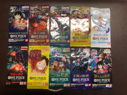 ONE PIECE SET 10 Bustine OP01 02 03 04 05 06 07 08 09 10 sealed NEW JAP 🔥💥🔝 - Image 1