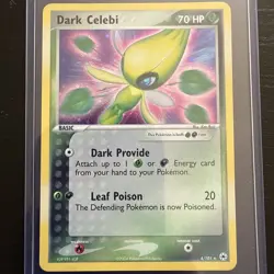 Pokemon Dark Celebi EX Hidden Legends 4/101 Holo Rare 2004 English - Image 1