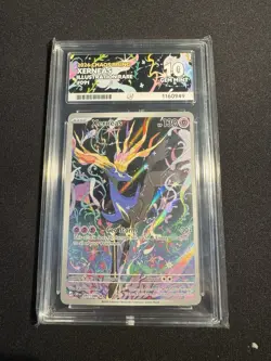Pokemon TCG Xerneas 091/086 Chaos Rising Illustration Rare Ace 10 Graded - Image 1